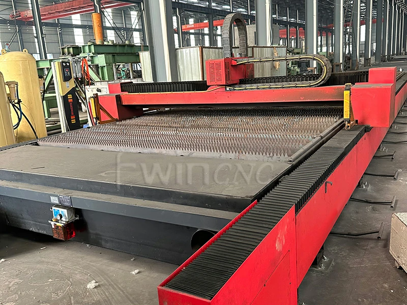 fwincnc large format ground rail fiber laser cutting machine