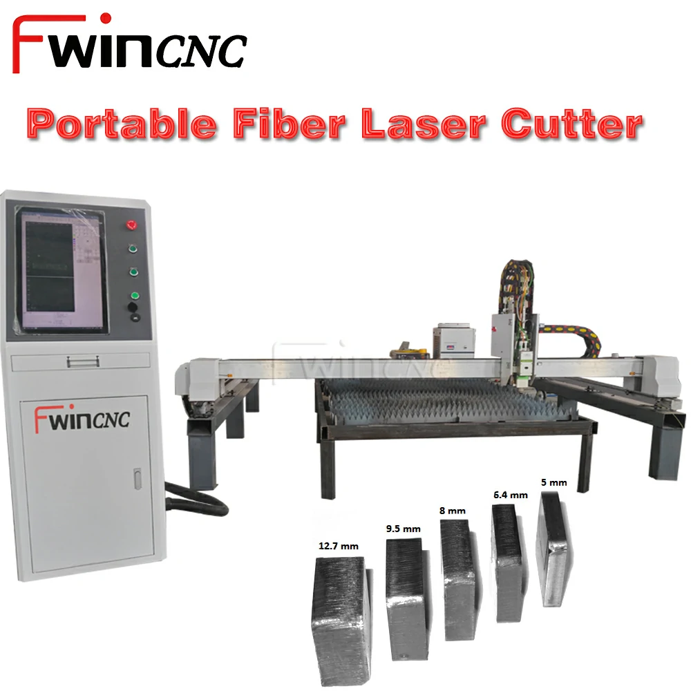 Fwincnc Portable Fiber Laser Cutting Machine Stainless Steel Metal Aluminum Laser Cutter