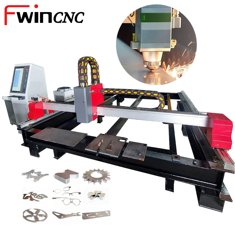 fwincnc portable laser cutting machine metal cutter gantry type