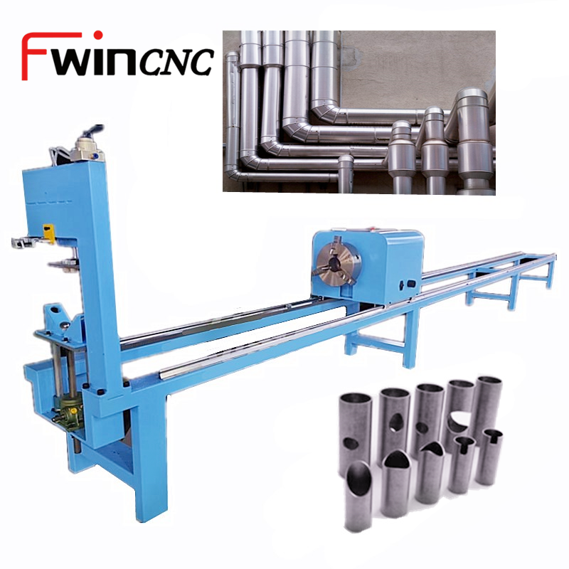 Portable Round Pipe Plasma Cutting Machine Dia 219mm Carbon Steel Tube Cutter