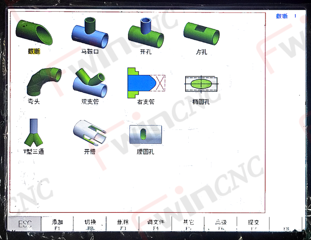 type of pipe tube laser cutting machine 2