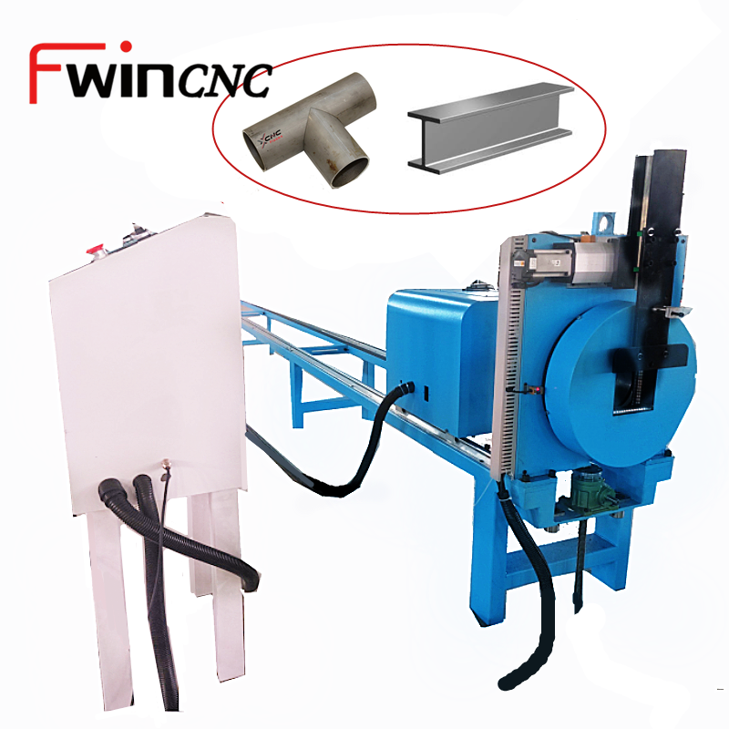 Industrial CNC Fiber Laser Round Profile Pipe Cutting Machine Hole Cutting Solution