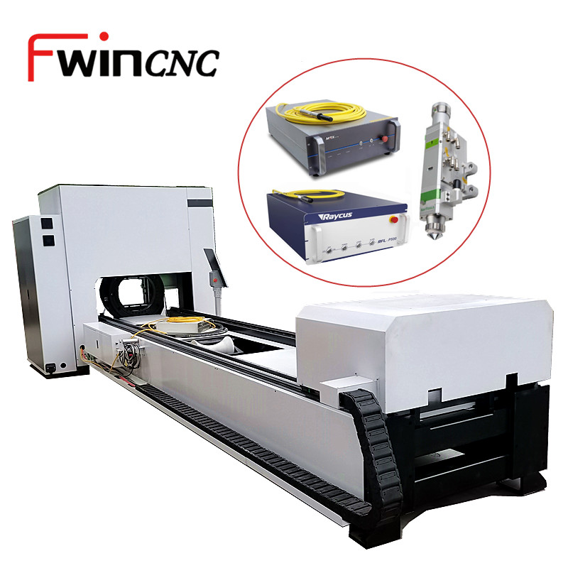 Closed Type Heavy Duty Metal Pipe Laser Cutting Machine