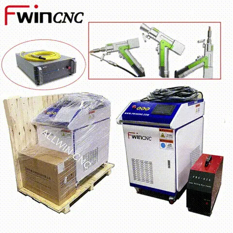 fwincnc pulsed continuous laser clear welding machine