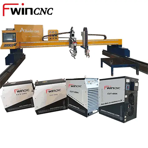 fwincnc gantry bevel plasma head cutting machine