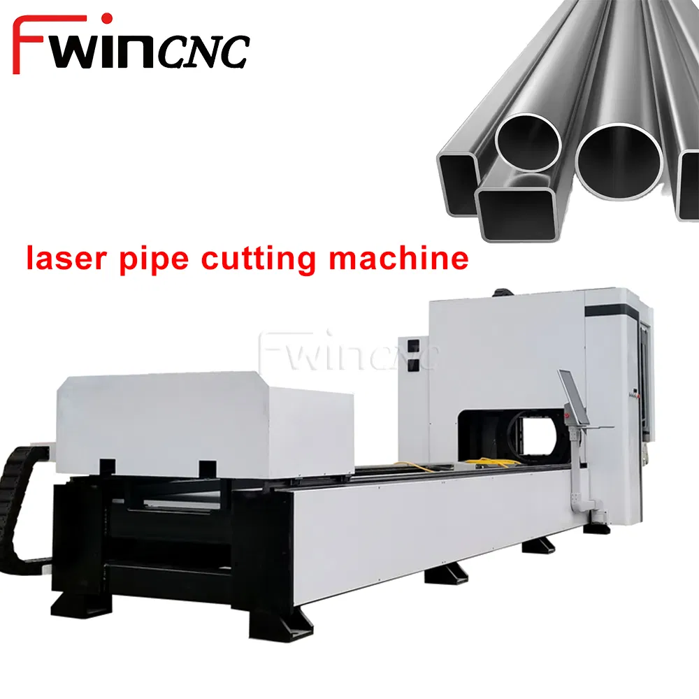 Closed Type Heavy Duty Metal Pipe Laser Cutting Machine