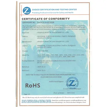 Сертификат соответствия fwincnc