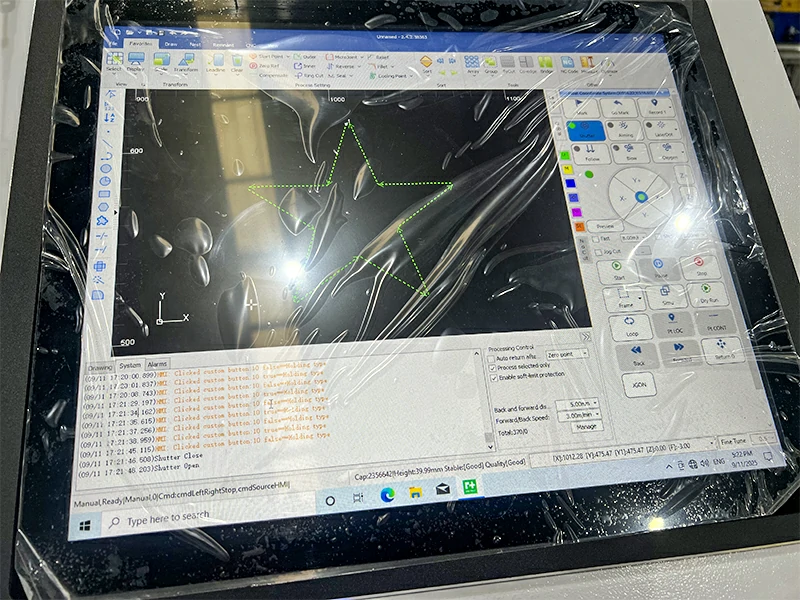 empower Empower Plane Cutting CNC System Supports EtherCAT bus servo and pulse servo.