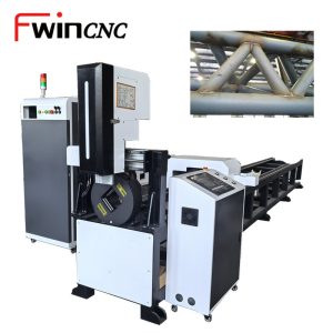 Fwincnc high-speed fiber laser pipe cutting machine equipped with heavy-duty pneumatic chucks