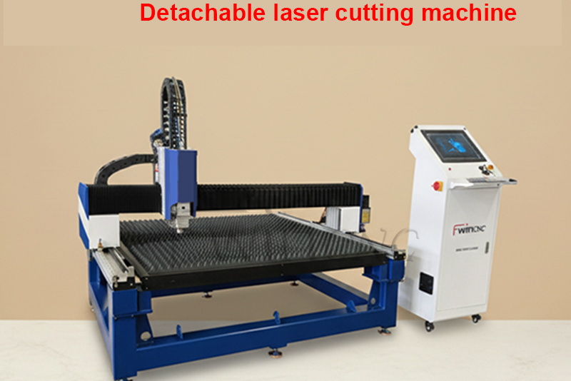 Máquina de corte a laser CNC para metal com mesa de corte removível e de precisão, cortadora a laser de fibra portátil de 3000 W e 6000 W.