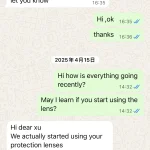 Customer praise for fiber laser consumables in Iran (1)