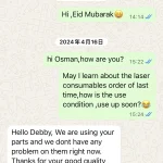 Customer reviews Fiber laser consumables Turkey