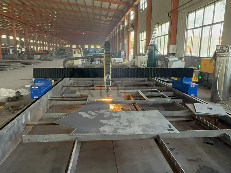 Macchina per il taglio laser a portale pesante di grande formato per metallo 3 拷贝