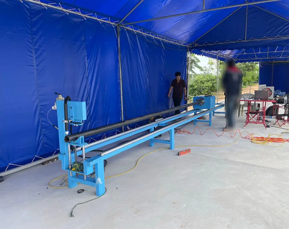 cnc plasma tube cutting machine for metal pipe