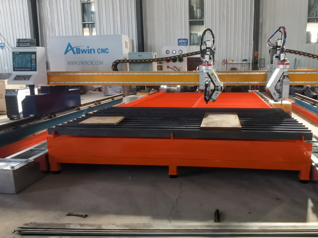 fwincnc cnc plasma bevel cutting machine with two cutting torches 1
