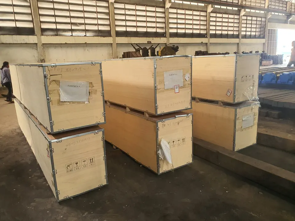fwincncs wooden crates arrive at Thai distributor