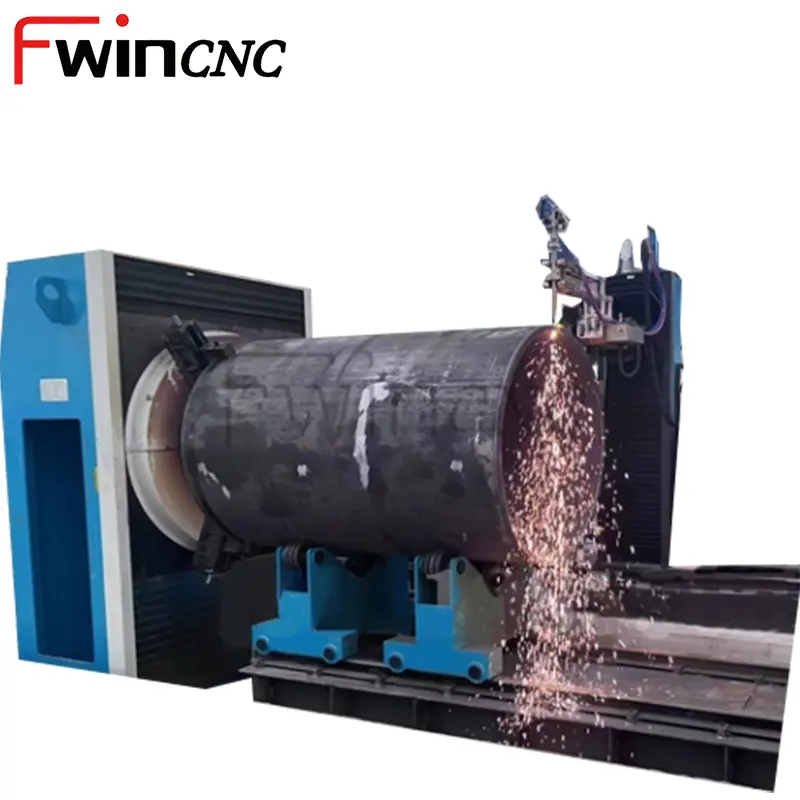 Automatic Feeding Round Tube Square Tube CNC Plasma Cutting Machine Clean Cuts2