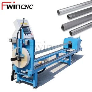 Fwincnc industrial CNC plasma pipe cutting machine for round and square tube fabrication