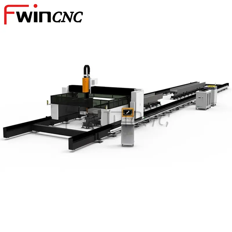 High-power ground rail fiber laser cutter specifically designed for extra-large H-beams and I-beams2