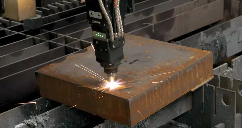 Laser Flame Compound Cutting Machine