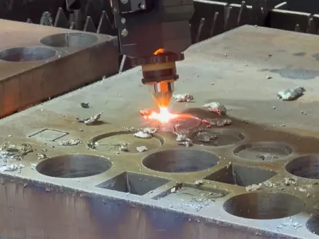 Laser Flame Compound Cutting Machine