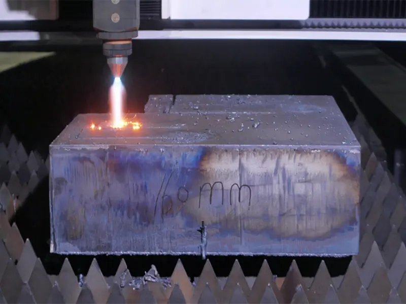 Laser Flame Compound Cutting Machine
