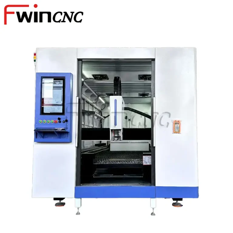 Enclosed Fiber Laser Cutting Machine with Exchange Table
